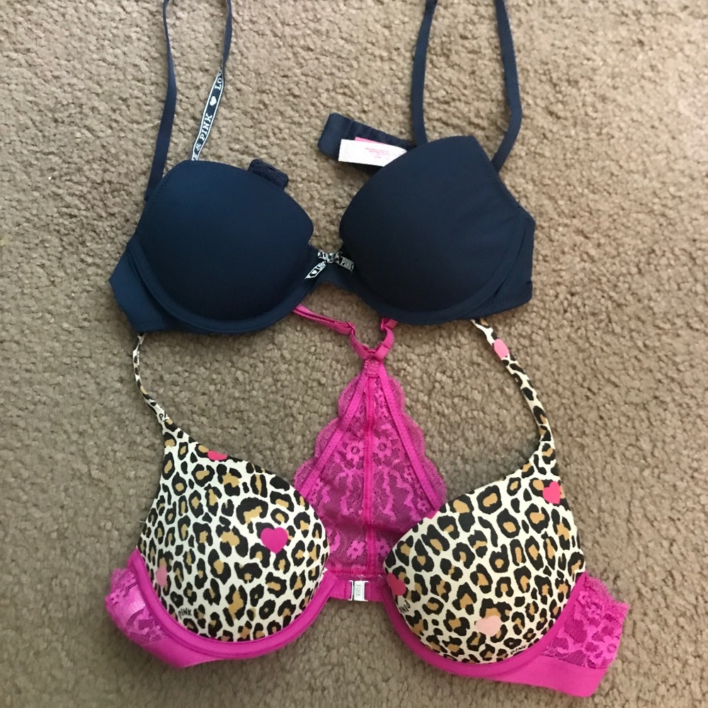 LAST CHANCE: Pink Victoria Secrets bras